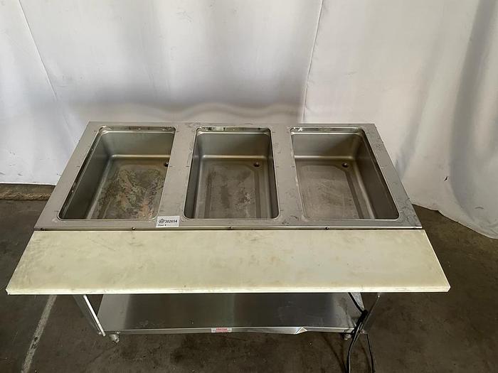 Used THREE COMPARMENT STEAM TABLE 