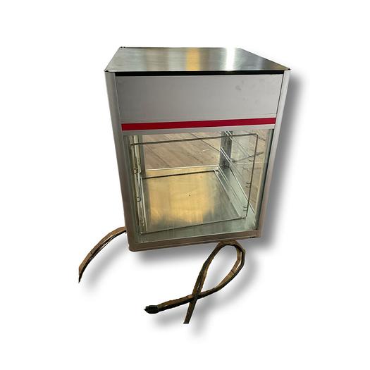 Used FLAV-R-SAVOR HUMIDIFIED HOT FOOD HOLDING & DISPLAY CABINET WITH 3 TIER PAN RACK