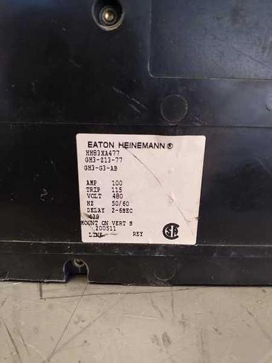 Used THREE POLE CIRCUIT SWITCH EATON HEINEMANN !