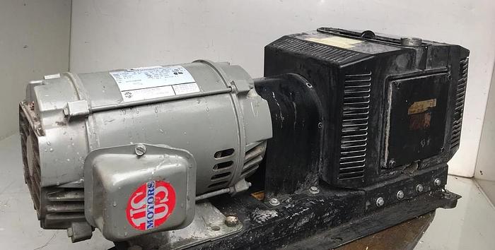 Used ROTARY VANE PRESSURE AND VACUUM PUMP GAST