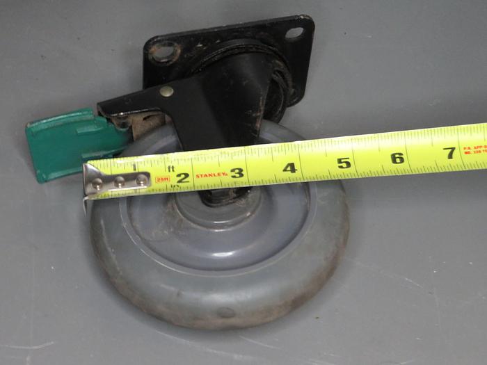 Used 5" HEAVY DUTY SWIVEL CASTERS