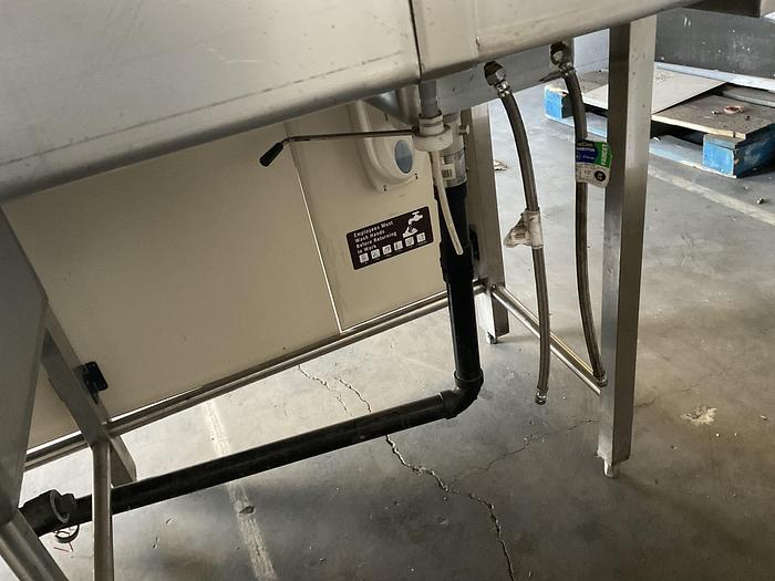 Used THREE COMPARTMENT SINK WITH HAND WASH SINK AND BACKSPLASH