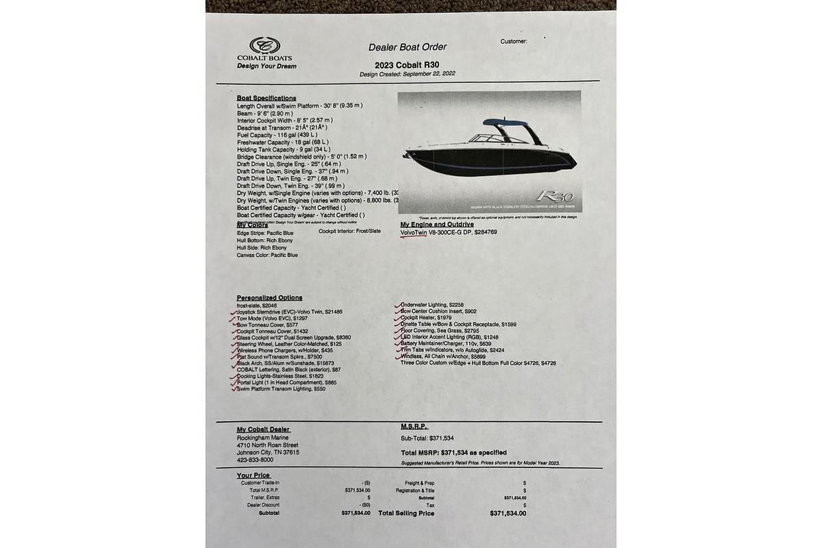 Used 2023 Cobalt R30