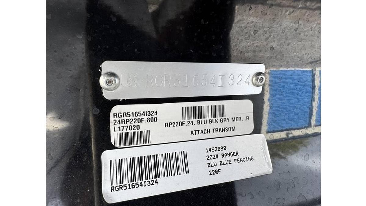 Used 2024 Ranger Boats 220F