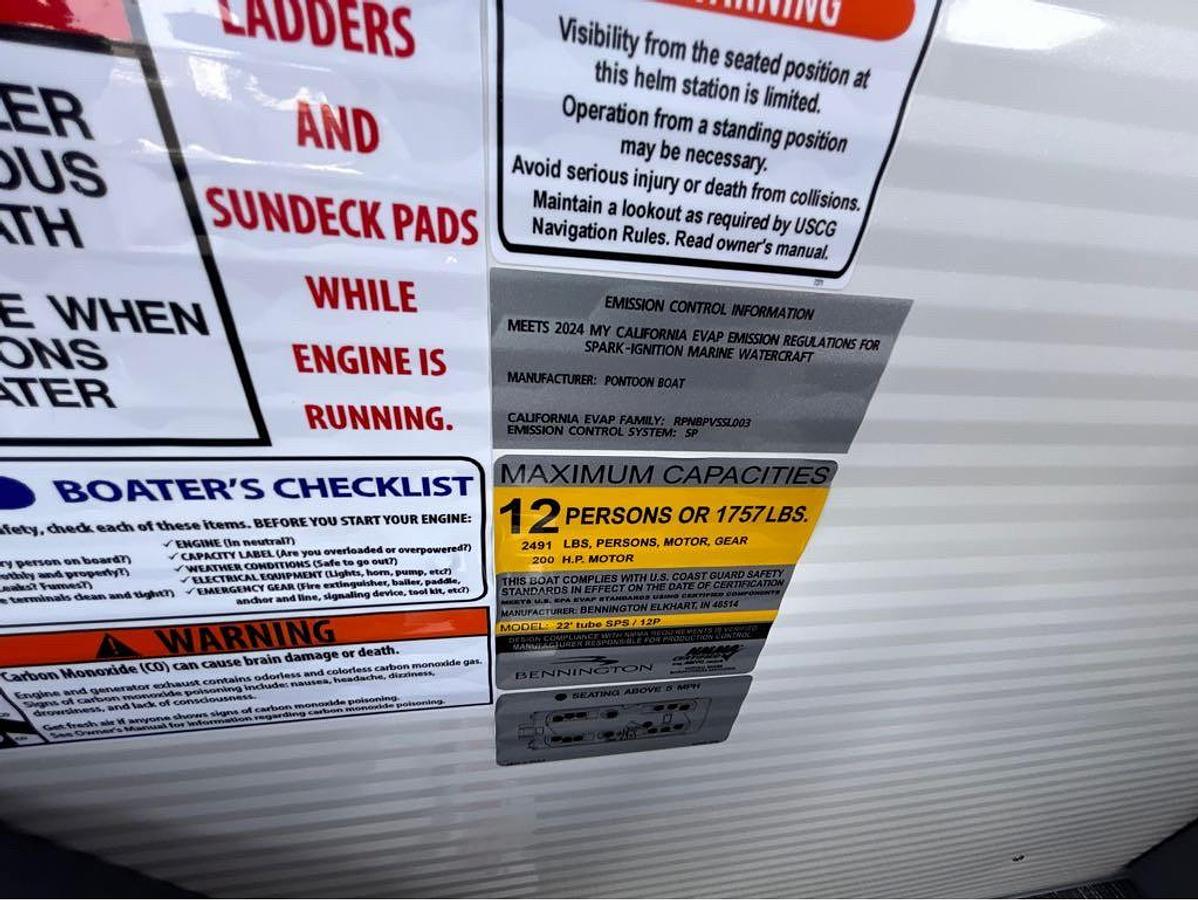 2025 Bennington 22 SSR-SPS