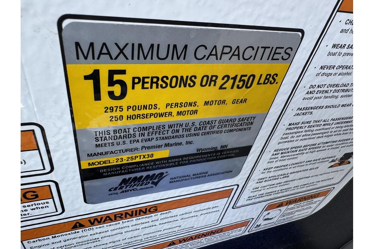 Used 2022 Premier Sunspree RF 230 CL