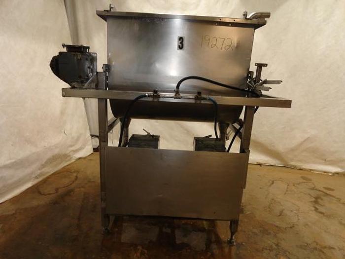 Used Custom Metalcraft Single Shaft Ribbon Mixer; Md#SRB