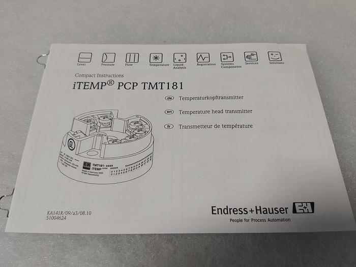 Endress und Hauser TMT181 B41BA, 0 bis 150°C,