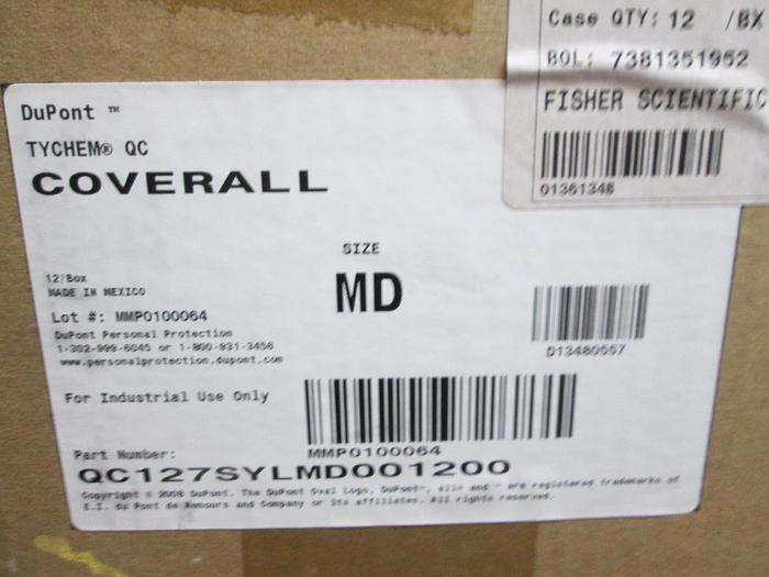 Dupont Tychem Personal Protection Coveralls (PPE)