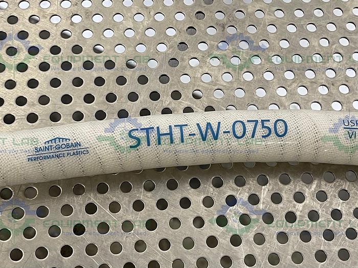 Used Sani Tech  STHT-W-0750 72" Silicone Hose w/ 3/4" Sanitary Fitting