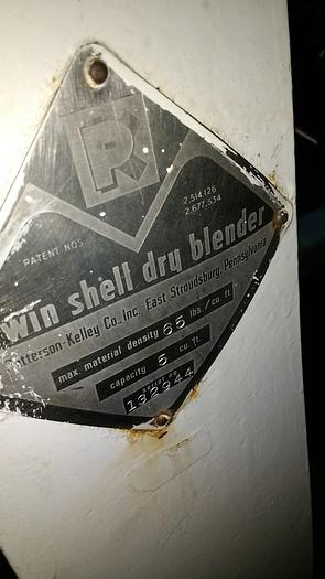 Used 5cuft Patterson Kelley Twin Shell Blender SS