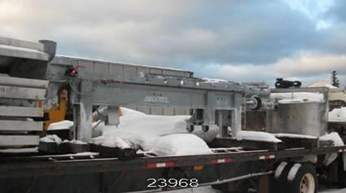 Used Andritz Dupps 3620C Dewatering Screw Press And 3.O Meter Gravity Table #23968