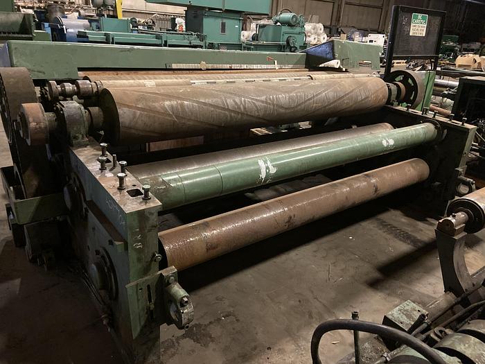 Used 92" (2300MM) CAMERON MODEL 450 TWO DRUM SLITTER REWINDER 60" REWIND DIAMETER