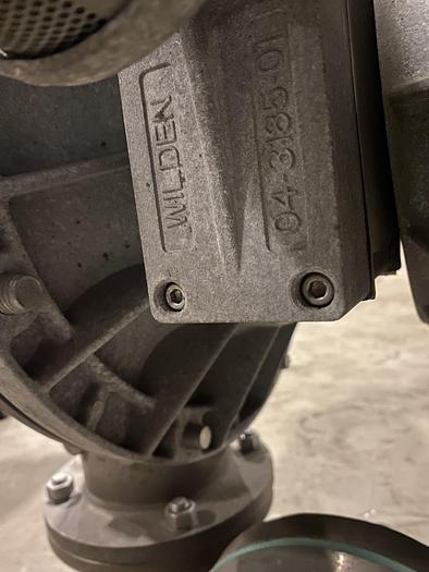 Used WILDEN PUMP 15 STAINLESS STEEL 316 SS DOUBLE DIAPHRAGM/ TRANSFER PUMP
