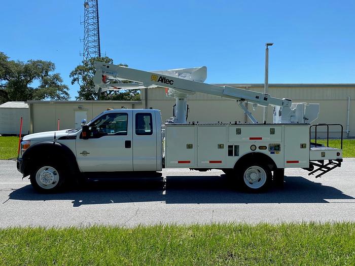Used 2012 Ford F550 4x4 Extended Cab Altec AT40G 45ft Bucket Truck - P79210
