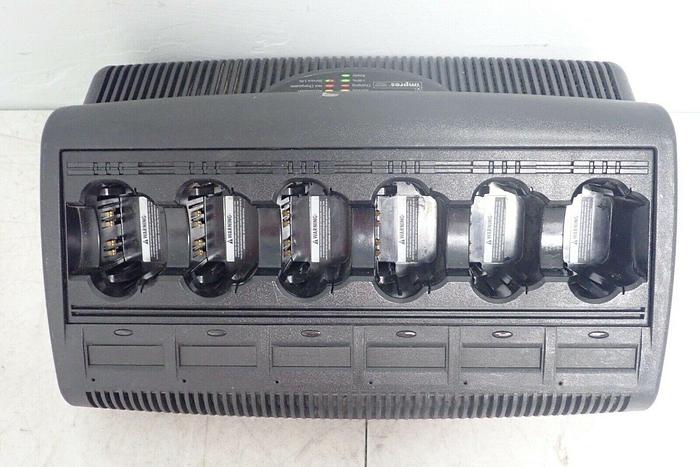 Used Motorola Impress WPLN4121BR 6 Slot Multi-Unit Adaptive Bank Charger