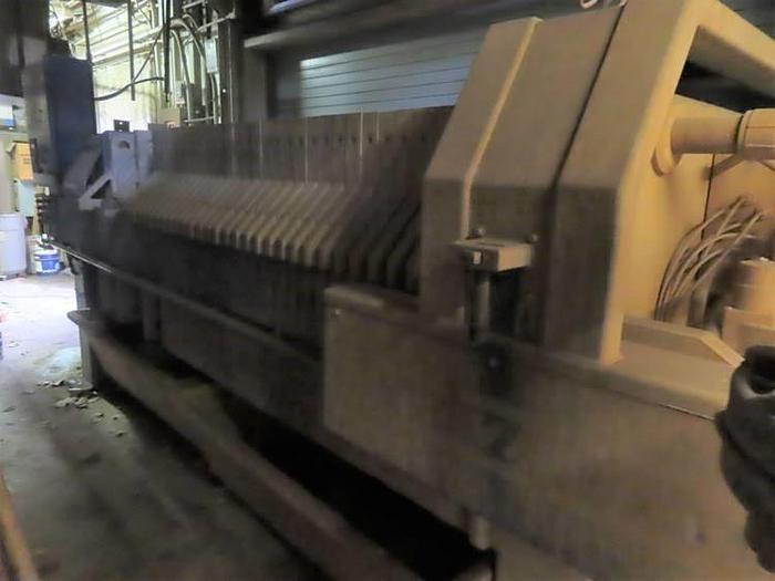 Used 25 CU. FT. JWI FILTER PRESS 1000 MM C.G.R. for Sale at Arnold