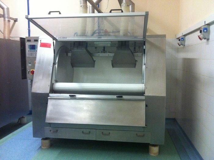 Used (2) WOLF BELT COATING CABINETS FOR CHOCOLATE