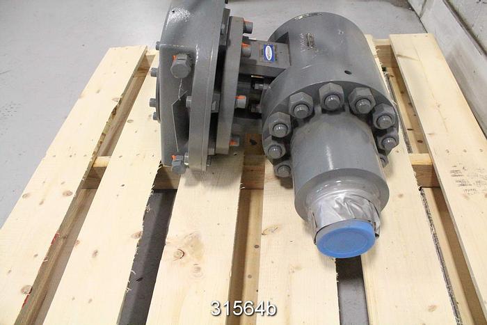 Unused Valvetechnologies V8CI-8W-FP-B040-003AA-001 4" Hand Operated Ball Valve #31564