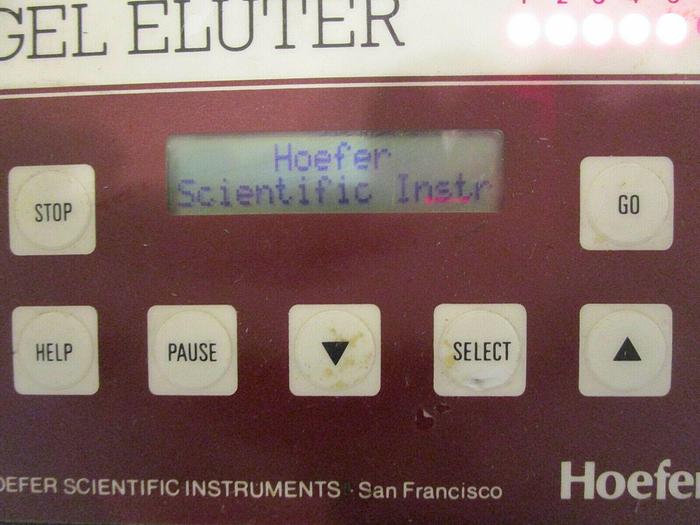Used Hoefer Scientific Electrophoresis GEL ELUTER 6 Cell