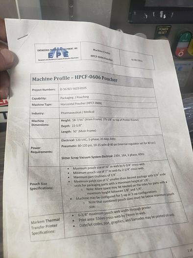 Used Pouch sealing machine pharmaceutical medical poucher pouch packet