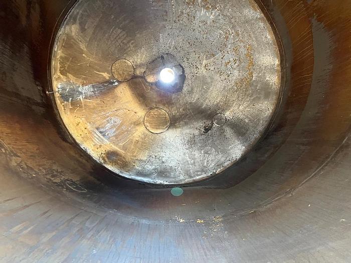 Used Tank, 3,000 Gallon, S/st, Slight Cone Bottom, Storage Tank #S744584