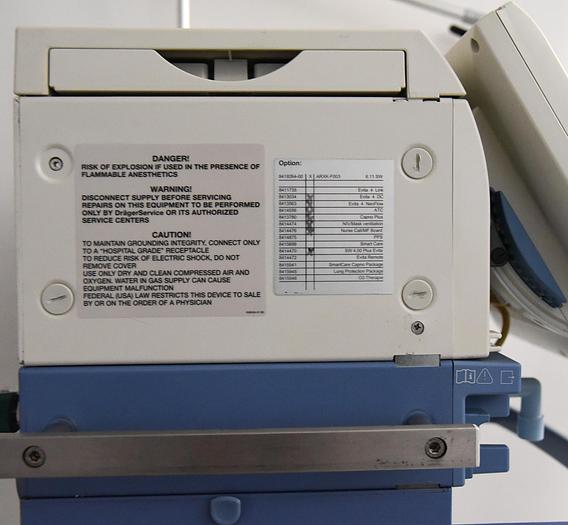 Used Drager Evita XL Respiratory Ventilator with Compressor