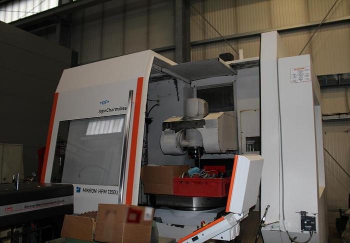 Used   5-Axis CNC Universal Vertical Machining Centre - MIKRON HPM 1350U - 2008 /12