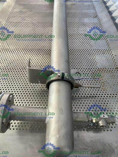 Used Allegheny Bradford  Stainless Steel Shell and Tube Heat Exchanger 6.3 Sq. Ft