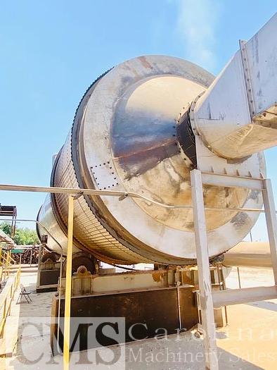 Used Player Design 12x50 Drum Dryer with Burner