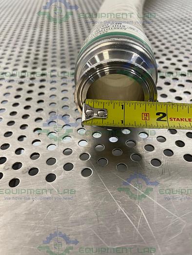 Used Sani Tech  STHT-WR-1500 36" Wire Reinforced Silicone Hose w/1.5" Sanitary Fitting