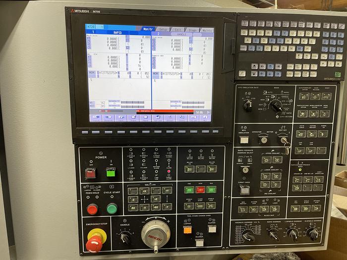 Used 2014 Ganesh CYCLONE 70-TTMY CNC Twin Turret Twin Spindle Live Tooling