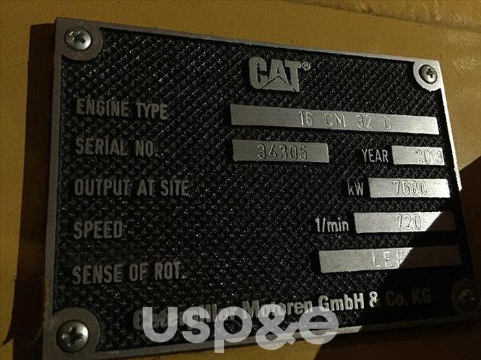 7.7 MW 2013 New Caterpillar 16CM32C Diesel Generator Sets