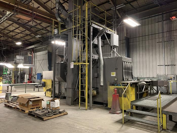 Used 2006 PANGBORN 8 WHEEL CONTINUOUS MESH BELT MACHINE (On Hold)