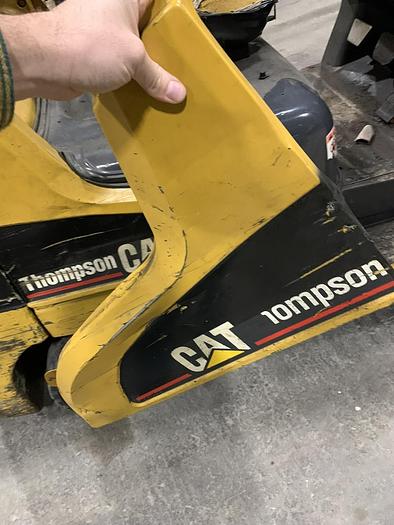 Used CATERPILLAR 6000 POUND MODEL C-6000 SOLID TIRE PNEUMATIC (FRONT) TIRES WITH SIDE SHIFT