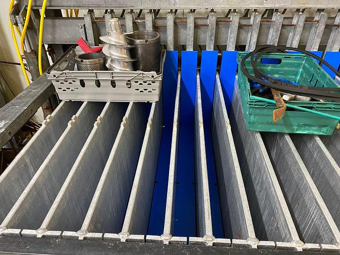 Used 2000 Jackstone horizontal plate freezing system with Linde AG refrigeration pack