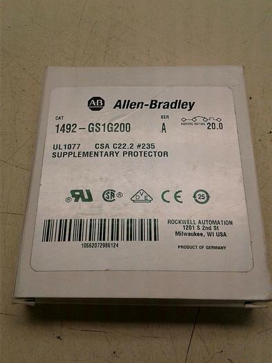 ALLEN BRADLEY CONTACT BLOCK 1492-GS1G200 SER.A