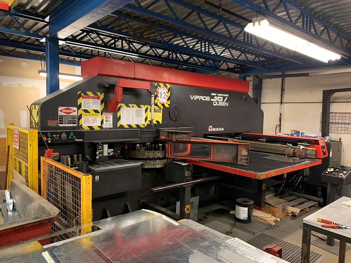 Used 33 TON, AMADA, VIPROS 3670 CNC TURRET PUNCH