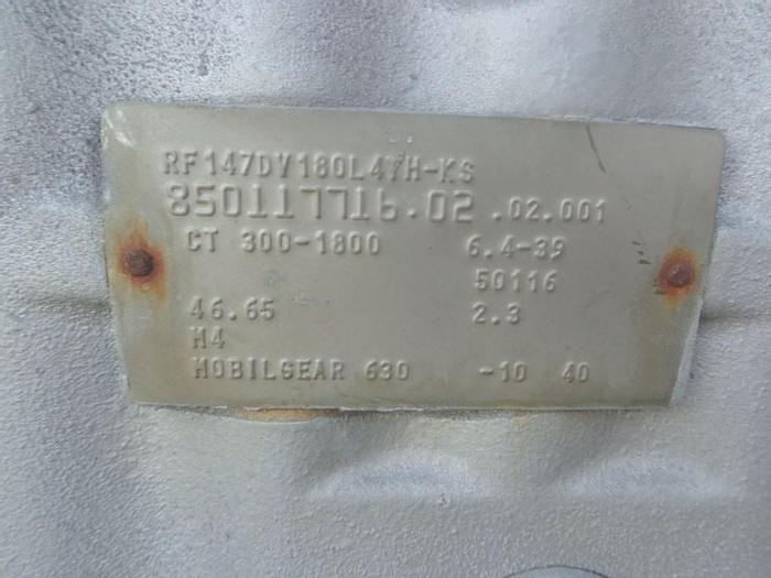 Used Motor, 30 HP, Gearbox, SEW, 38 PRM Out, 230/460V, #S743344