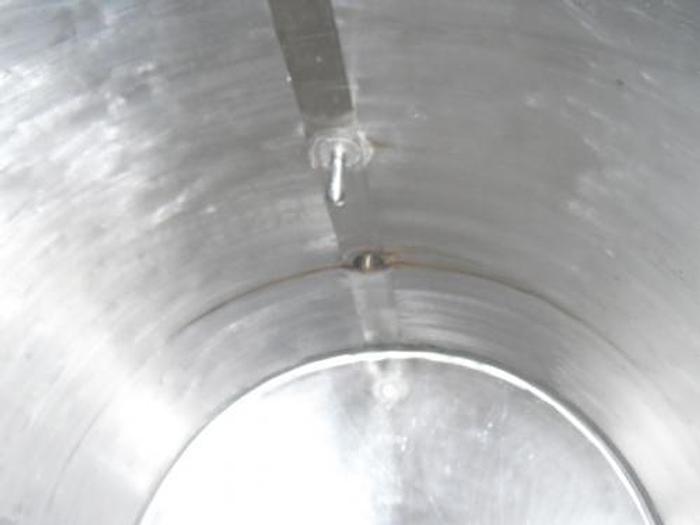 Used 2200 Liters liggende isoleret rustfri tank