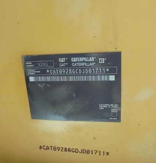 Used Wheel Loader, Caterpillar, 928G (Used)