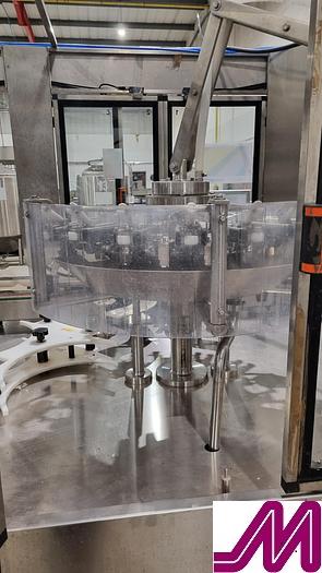 Used 2019 Cleanpack ISOMEC 16 16 1AV 1 CW Monobloc Rotary Glass Bottle Filler