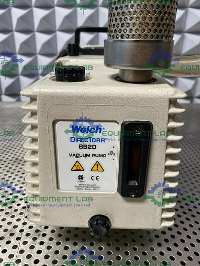 Used Welch  7 8920A DirecTorr Direct Drive Rotary Vane Mechanical Vacuum Pump 115/230V