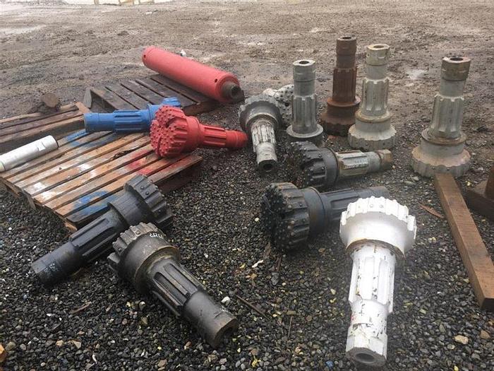 Used 0 Halco DHD 112 DTH Hammer & 9 Bits Package