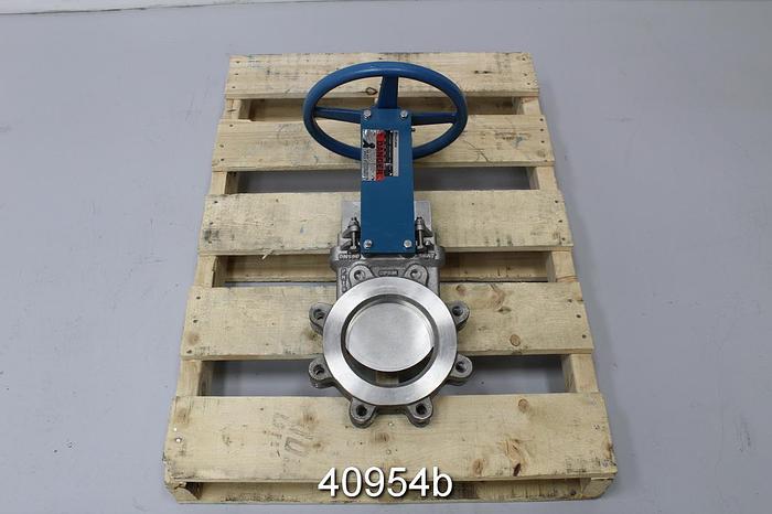 Unused Dezurik 6" Hand Operated Knife Gate Valve #40954