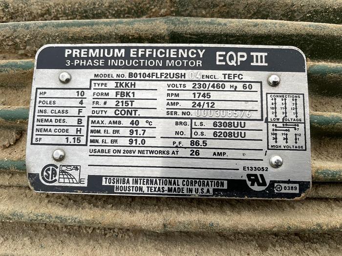 Used 45 CU. FT. MARION PADDLE BLENDER - S/S - 10 HP