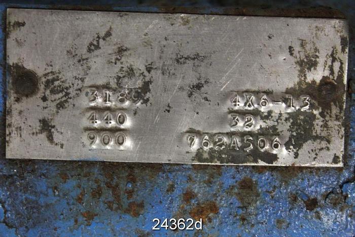 Refurbished Goulds 3189 / 3755 Goulds 3189, 13" Power End And Frame, Stainless Steel Shaft, Rebuilt 2005 #24362