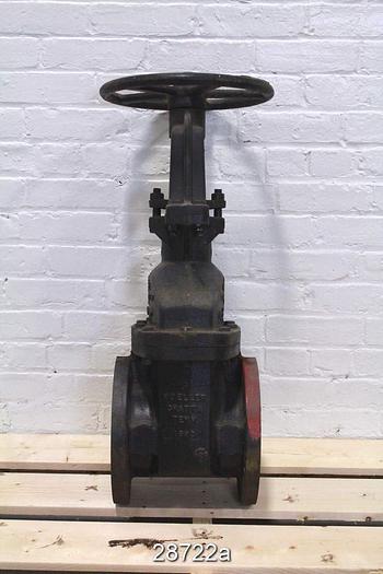 Used Mueller  6" Outside Stem And Yoke Hand Operated Knife Gate Valve #28722