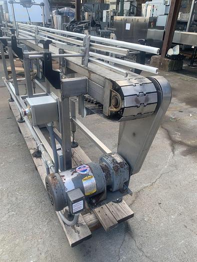 Used Conveyor, Belt, 6" x 10', S/st, 1 HP, S/st Belt #S744327