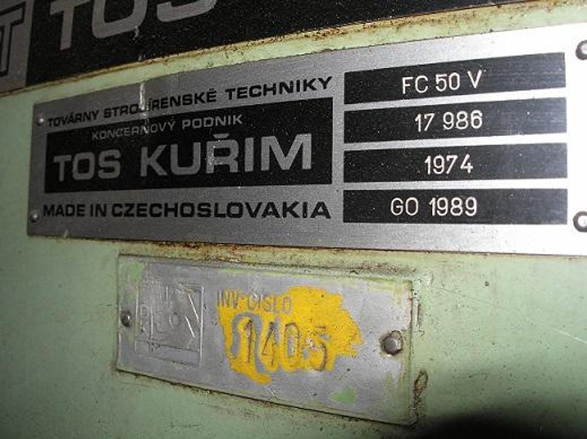 Použitý TOS FC 50 V